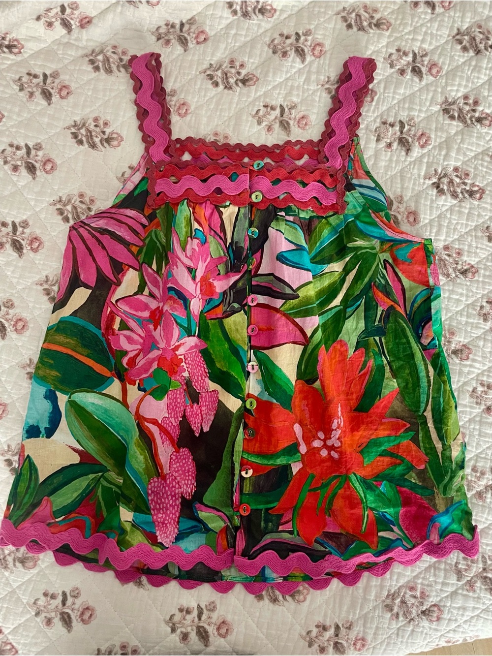 FARM Rio Multicolor Jardin De Reve Sleeveless set - Picture 3 of 4
